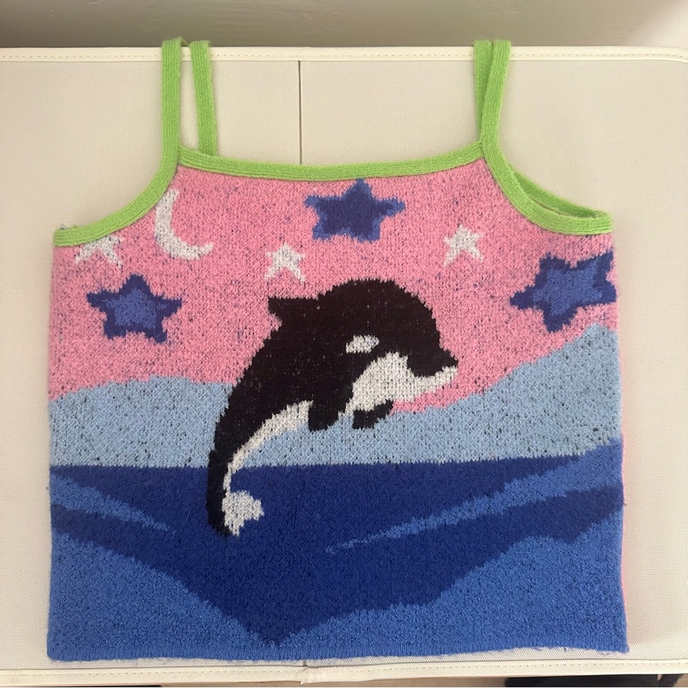 Vintage Knit Dolphin Top